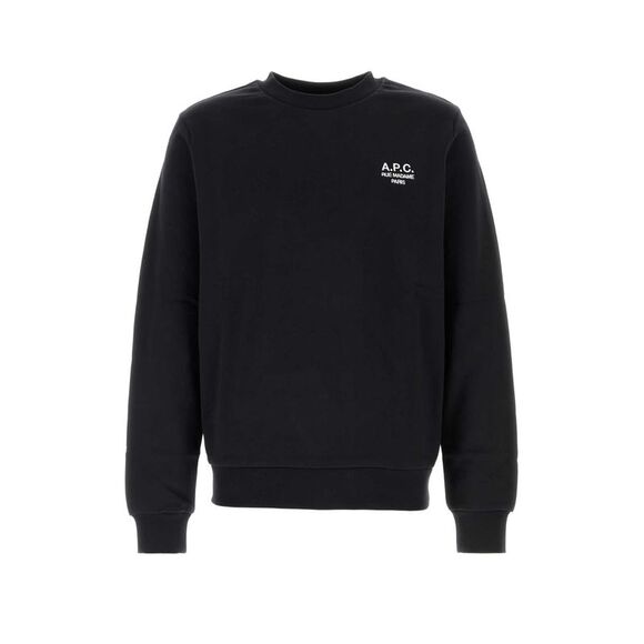 A.P.C. Men Black Cotton Sweatshirt